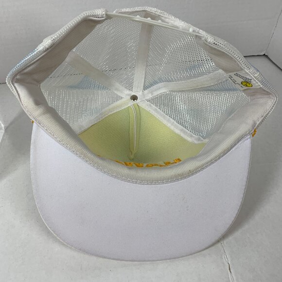 Vintage HAWAII HAWAIIAN Headwear Embroidered Gold Leaf & Rope Snap Back Hat - Picture 11 of 11